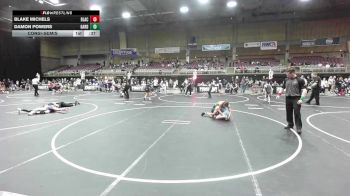 98 lbs Consolation - Blake Michels, Black Fox Wrestling Academy vs Damon Powers, Garden City Wrestling Club