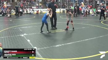 49 lbs Cons. Round 4 - Emmett Rands, Ares WC vs Memphis Ried, Dansville WC