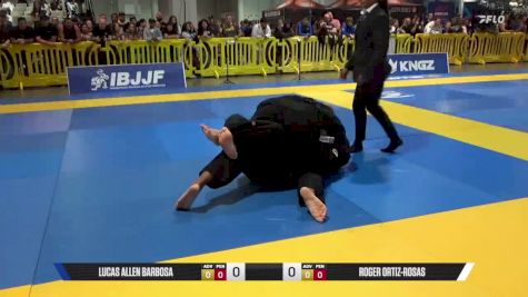 Lucas Allen Barbosa vs Roger Ortiz-Rosas 2025 American National IBJJF Jiu-Jitsu Open Championship