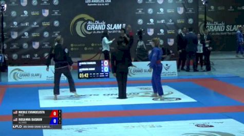 NICOLE EVANGELISTA vs ROSANNA BASHAW Abu Dhabi Grand Slam Los Angeles