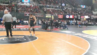 AA - 165 lbs Cons. Round 1 - Jathan Johnson, Billings Senior High School vs Gunner Busic, Flathead (Kalispell)