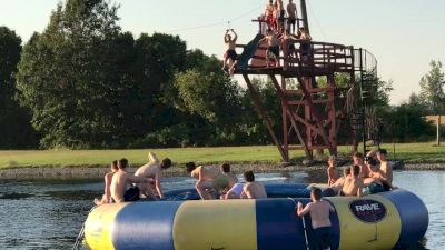 Max Askren Zip Lining At Hammer Camp