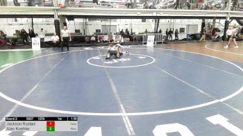 125A lbs Rr Rnd 2 - Jackson Rustad, Casteel High School vs Alan Koehler, Pinnacle
