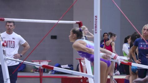 Ashton Locklear (USA) Shows First Half On Bars - Training Day 1, 2017 World Championships