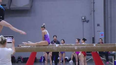 Ashton Locklear (USA) Beam Routine - Training Day 1, 2017 World Championships