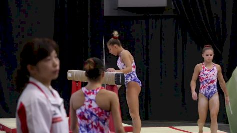 Ashton Locklear (USA) Beam Routine - Training Day 2, 2017 World Championships