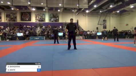 DUSTIN BARADARAN vs DANTE LEON Pan IBJJF Jiu Jitsu No Gi Championship