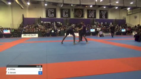 Andrew Wiltse vs Donald Marcelin Pan IBJJF Jiu Jitsu No Gi Championship