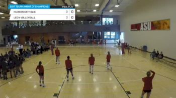 Hudson Catholic vs Leon Volleyball - 2017 Tournament of Champions, Pool Play