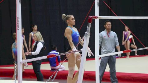 Ashton Locklear (USA) Shows Full Bar Routine - Training Day 3, 2017 World Championships
