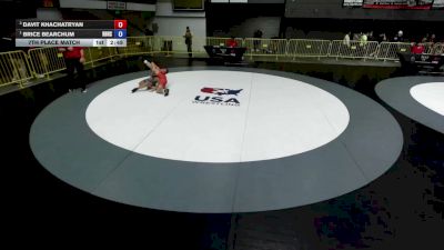 61 lbs 7th Place Match - Davit Khachatryan vs Brice Bearchum, Red Bluff High School Wrestling