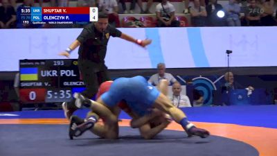 70 kg Qualif. - Vasyl Shuptar, Ukraine vs Patryk Krzysztof Olenczyn, Poland