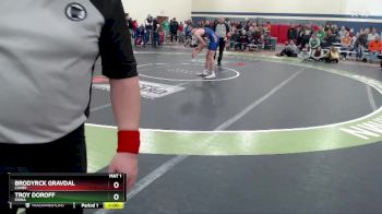 145 lbs Cons. Round 2 - Troy Doroff, Edina vs Brodyrck Gravdal, Canby