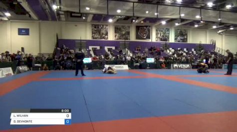 LUCAS WILHAN vs DEVHONTE JOHNSON Pan IBJJF Jiu Jitsu No Gi Championship