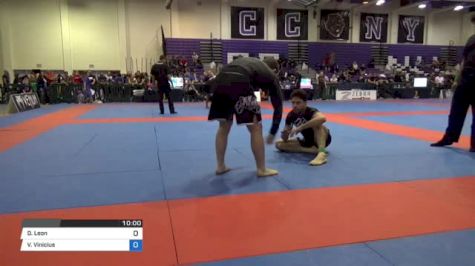 Dante Leon vs Vinicius Canabarro Pan IBJJF Jiu Jitsu No Gi Championship