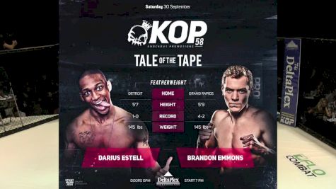 Darius Estell vs. Brandon Emmons - KOP 58 Replay