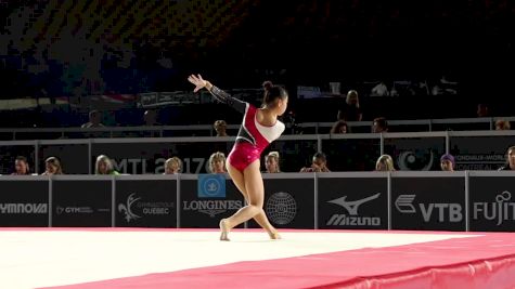 Wang Yan - Floor, China - Official Podium Training - 2017 World Championships