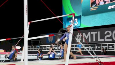 USA Warming Up On Bars - Official Podium Training, 2017 World Championships