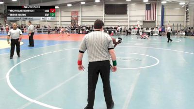 6 - 138 lbs Quarterfinal - Nicholas Barrett, Grassfield vs Jesse Gatto, Stafford