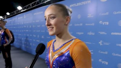 Sanne Wevers (NED) Disappointed With Beam Routine But Proud Of E-Score - Qualifications, 2017 World Championships