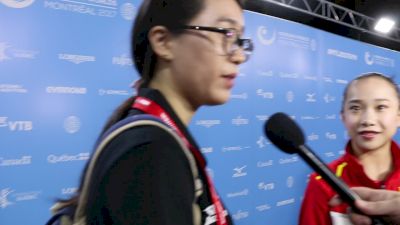 Fan Yilin After Defending Her Worlds Bars Gold Medal - Event Finals, 2017 World Championships