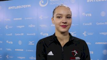 Shallon Olsen On Training The Yurchenko Triple - Event Finals, 2017 World Championships