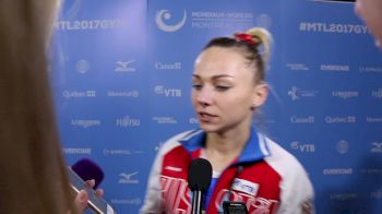 Maria Paseka After Vault Gold - Event Finals, 2017 World Championships