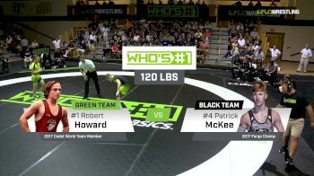 120 lbs Patrick Mckee, Black vs Robert Howard, Green