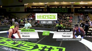 138 lbs Jacori Teemer, Black vs Mitch Moore, Green