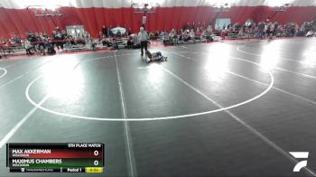 62 lbs 5th Place Match - Maximus Chambers, Wisconsin vs Max Akkerman, Wisconsin