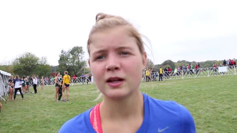 Allie Ostrander fell, had an off day but wants her best race to be NCAAs, not Wisco