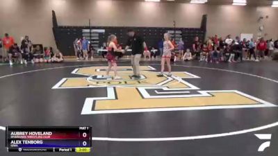 98 lbs Round 3 - Aubrey Hoveland, Riverhawk Wrestling Club vs Alex Tenborg, Iowa