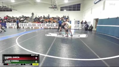 150 lbs Champ. Round 1 - Lance Correia, Peninsula vs Gabriel Garcia, Selma