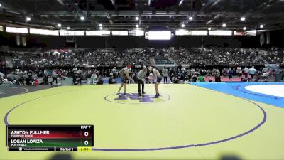 5A 106 lbs Quarterfinal - Ashton Fullmer, Thunder Ridge vs Logan Loaiza, Post Falls