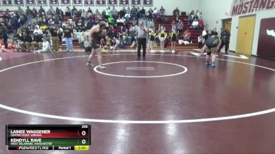 235 lbs Cons. Round 3 - Kendyll Rave, West Delaware, Manchester vs Lainee Waggener, Center Point-Urbana