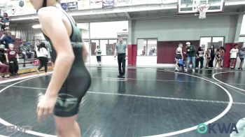 110 lbs Quarterfinal - Diezel Russell, Winfield Youth Wrestling vs Beckett Newman, Enid Youth Wrestling Club
