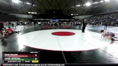 175 lbs Cons. Round 1 - Davis Walker, Gig Harbor Grizzlies Wrestling Club vs Patrik Gensman, The Base Vancouver Wrestling