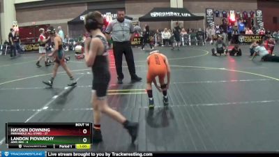 75 lbs Round 5 (6 Team) - Landon Piovarchy, Ares Red vs Hayden Downing, Panhandle All-Stars