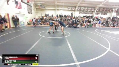 165 lbs Cons. Round 2 - Joy Granillo, Casteel vs Emilyta Tso, Snowflake