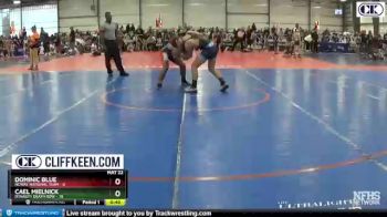 160 lbs Round 2 (6 Team) - Cael Mielnick, Dynasty Death Row vs Dominic Blue, NCWAY National Team