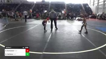 58 lbs Quarterfinal - Antonio Aguilar, Red Wave Wrestling vs Gabriel Lopez, Coalinga Roughnecks