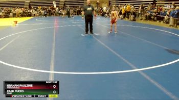90 lbs Quarterfinal - Graham Paulzine, Stewartville vs Cash Fuchs, Foley