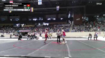 157 lbs Champ. Round 1 - Clayton Bradley, Montgomery County vs Chaz Rich, Paul Laurence Dunbar
