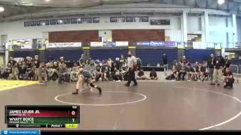 110 lbs Semifinals (4 Team) - Wyatt Boice, Minisink Valley vs James Leuer Jr., Starpoint HS