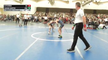 110-I lbs Round Of 64 - CJ Flores, Olympic vs Xavier Griffin, 5 Points Wrestling Club
