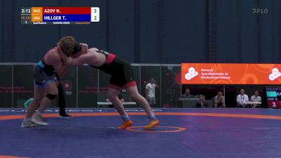 125 kg Qualification - Trent Hillger, USA vs Nursultan Azov, KAZ