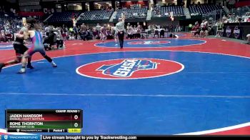 1A-150 lbs Champ. Round 1 - Rome Thornton, Montgomery Co Hs vs Jaden Handsom, Emanuel County Institute