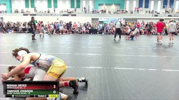 132 lbs Round 1 (4 Team) - Roman Ortez, Bronco Elite WC vs Yarmani Johnson, Beebe Trained Silver