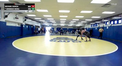 218 lbs Round Of 32 - Michael Garcia, Roosevelt (CO) vs Jeremiah Mora, Pitman