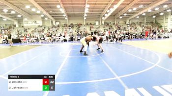 220 lbs Rr Rnd 3 - Dominic DeMeno, Bearcat vs Donte Johnson, Granby Rollers